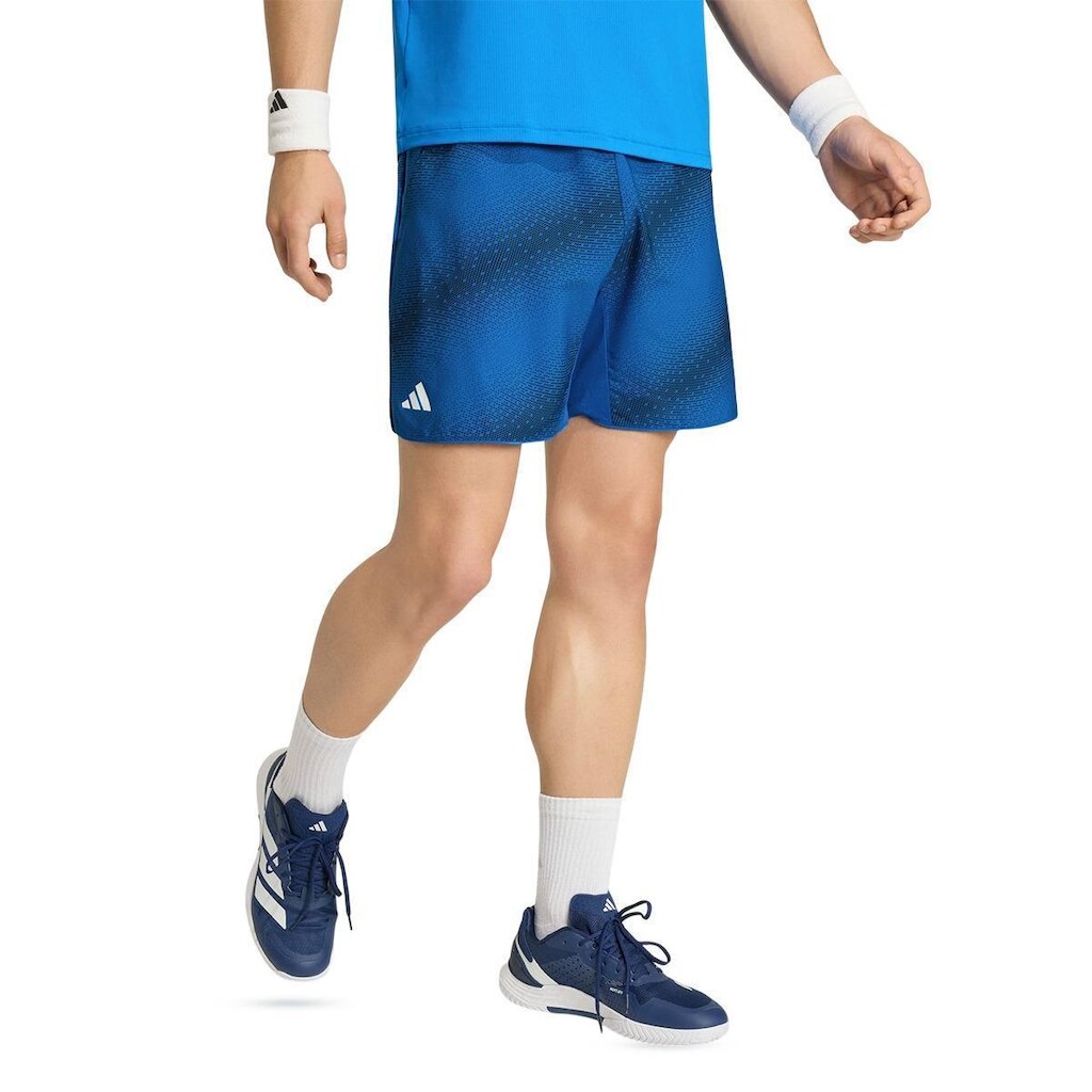 Shorts Adidas Club Tennis Climacool Graphic 7In Azul