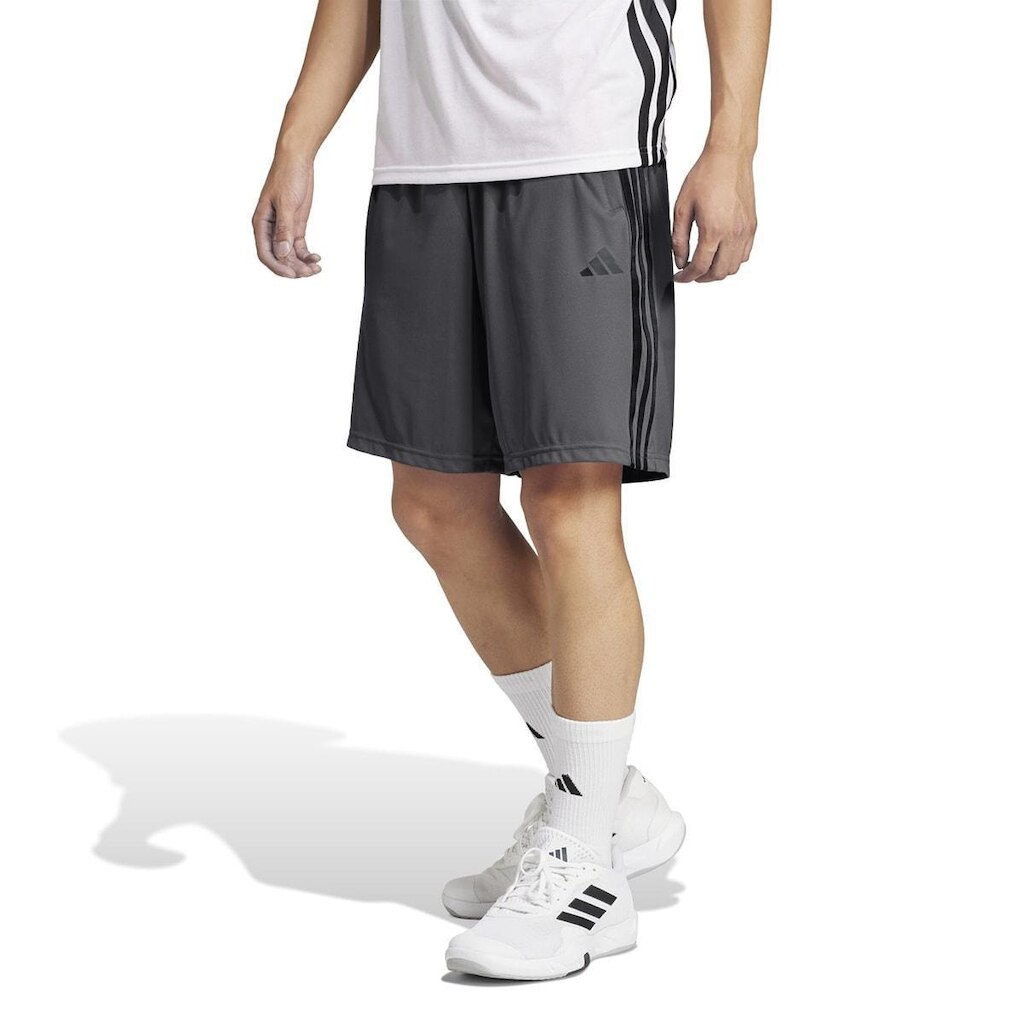 Shorts Adidas Masculino Treino Essentials Piquet 3-Stripes