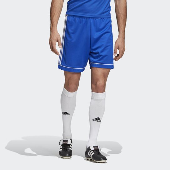 Shorts Adidas Squadra 17 Masculino - Azul Menor preço em Shorts Adidas Squadra 17 Masculino - Azul