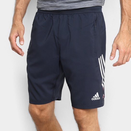 Shorts Adidas True 3S Wv Sho Masculino - Marinho Menor preço em Shorts Adidas True 3S Wv Sho Masculino - Marinho