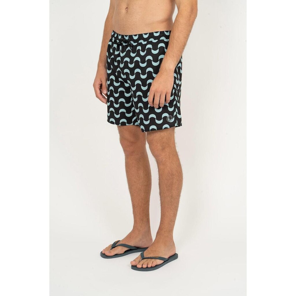Shorts Aleatory Estampado Ipanema Preto