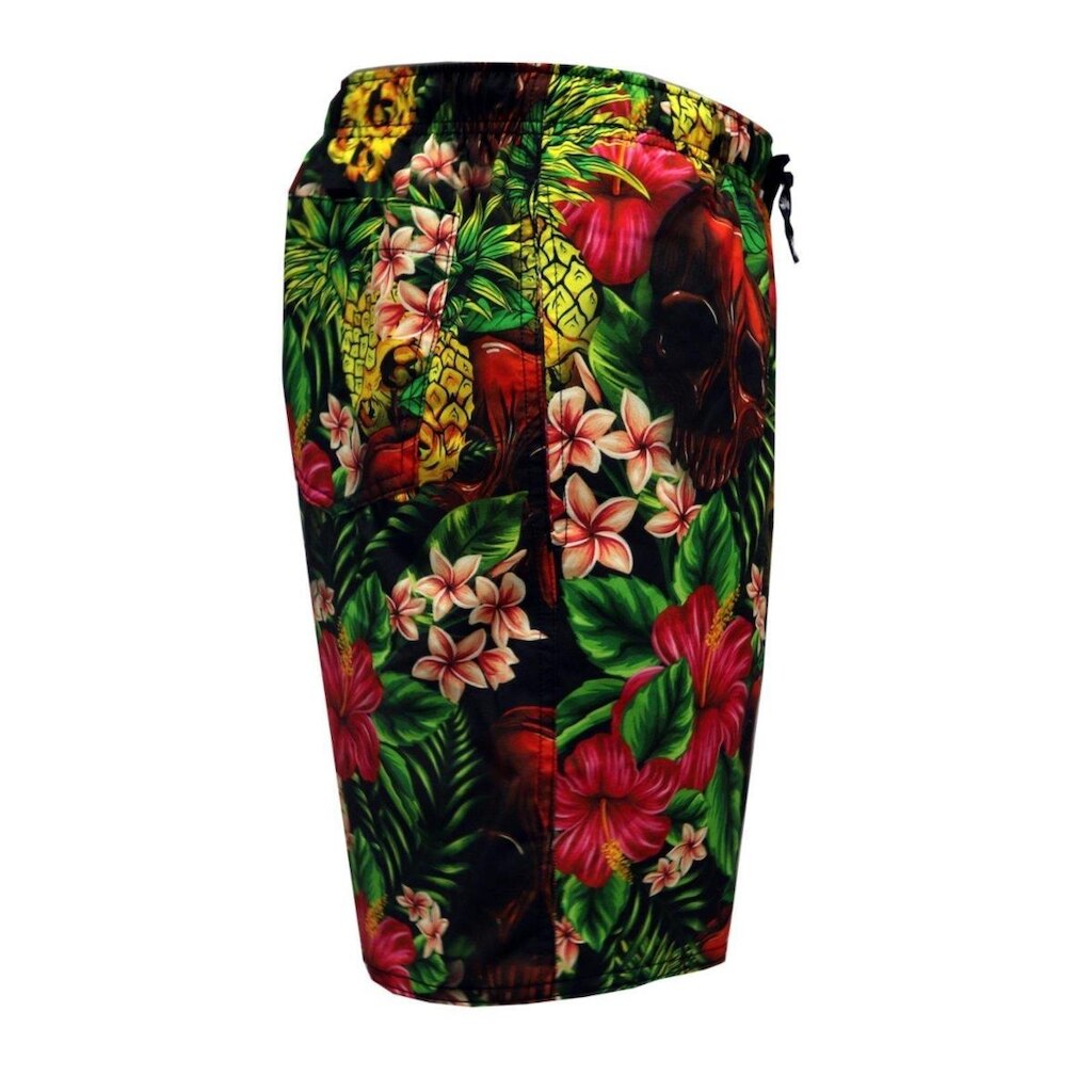 Shorts Alkary Elástico Tropical Verde