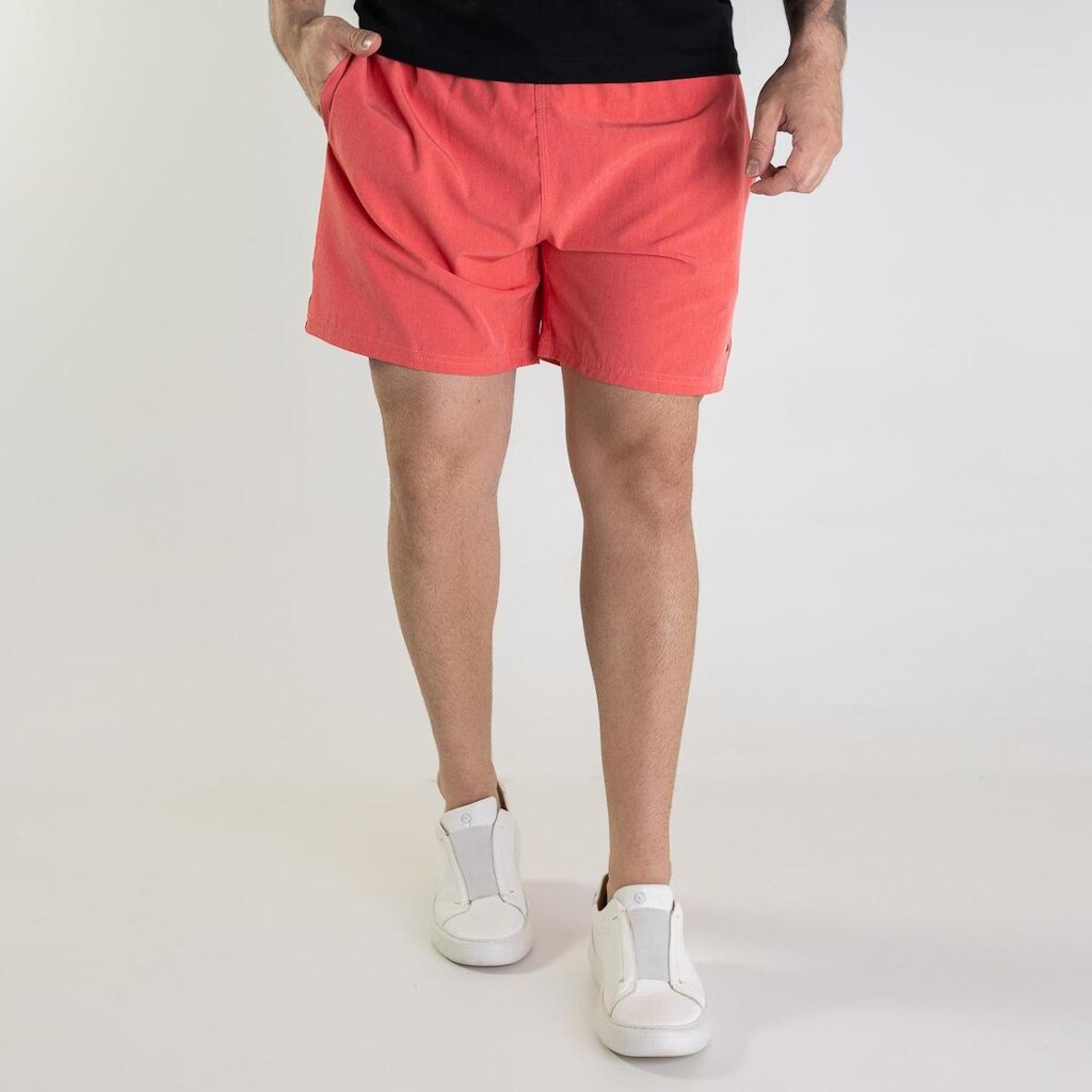 Shorts Beach Aramis Mescla Vermelho