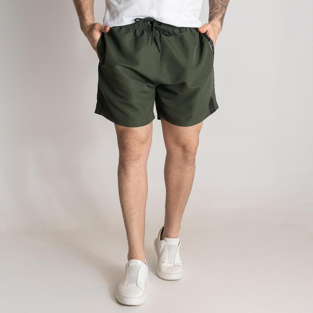 Shorts Beach John John Verde Escuro