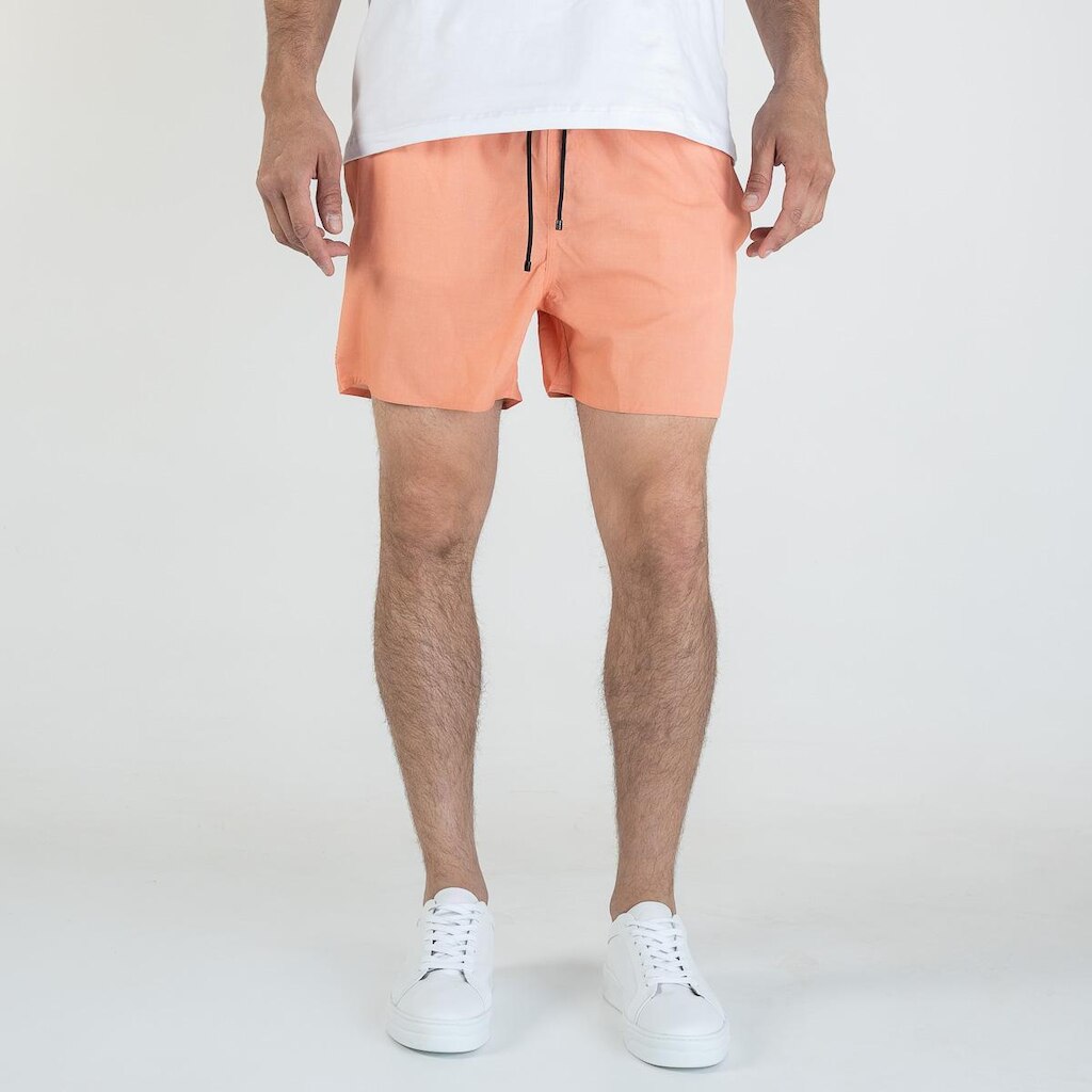 Shorts Beach Reserva Textura Laranja