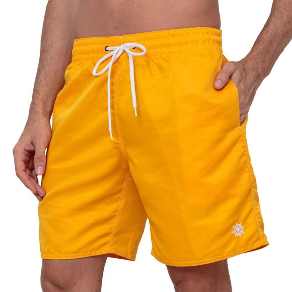 Shorts Bermuda Masculina para academia Tactel com bolsos