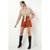 Shorts Clochard Com Barra Virada Em Poliuretano - Marrom