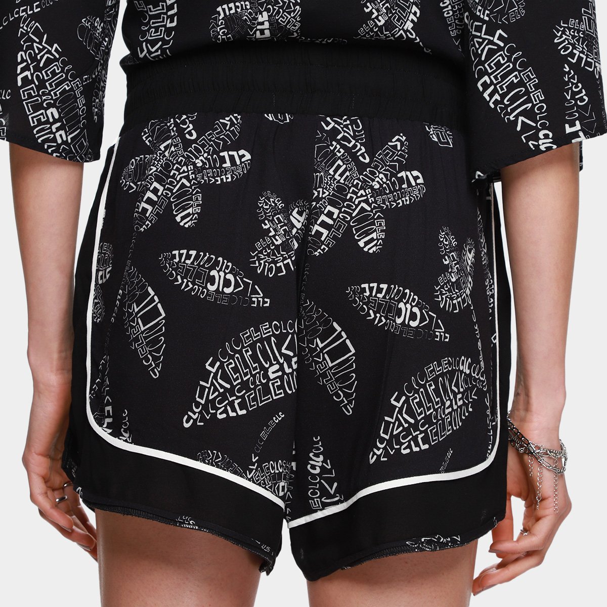 Shorts Colcci CLC Floral Femininio - 1