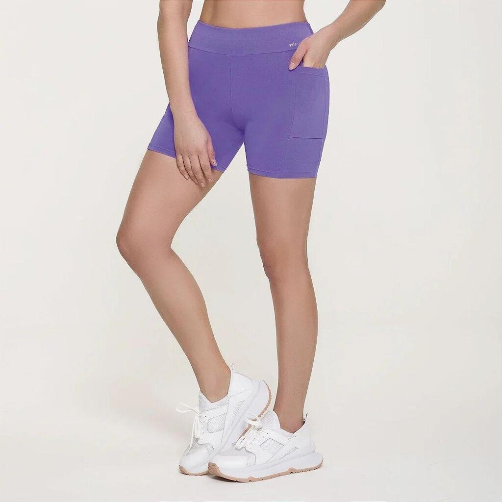 Shorts Com Bolso Lateral Selene