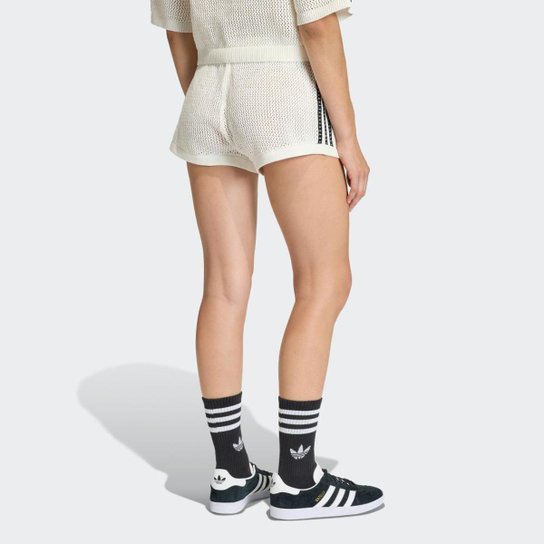 Shorts Crochê Adidas Feminina