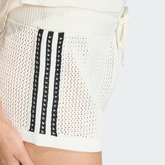 Shorts Crochê Adidas Feminina