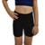 Shorts Curto Infantil Básico Escolar Ritmus Suplex - Preto