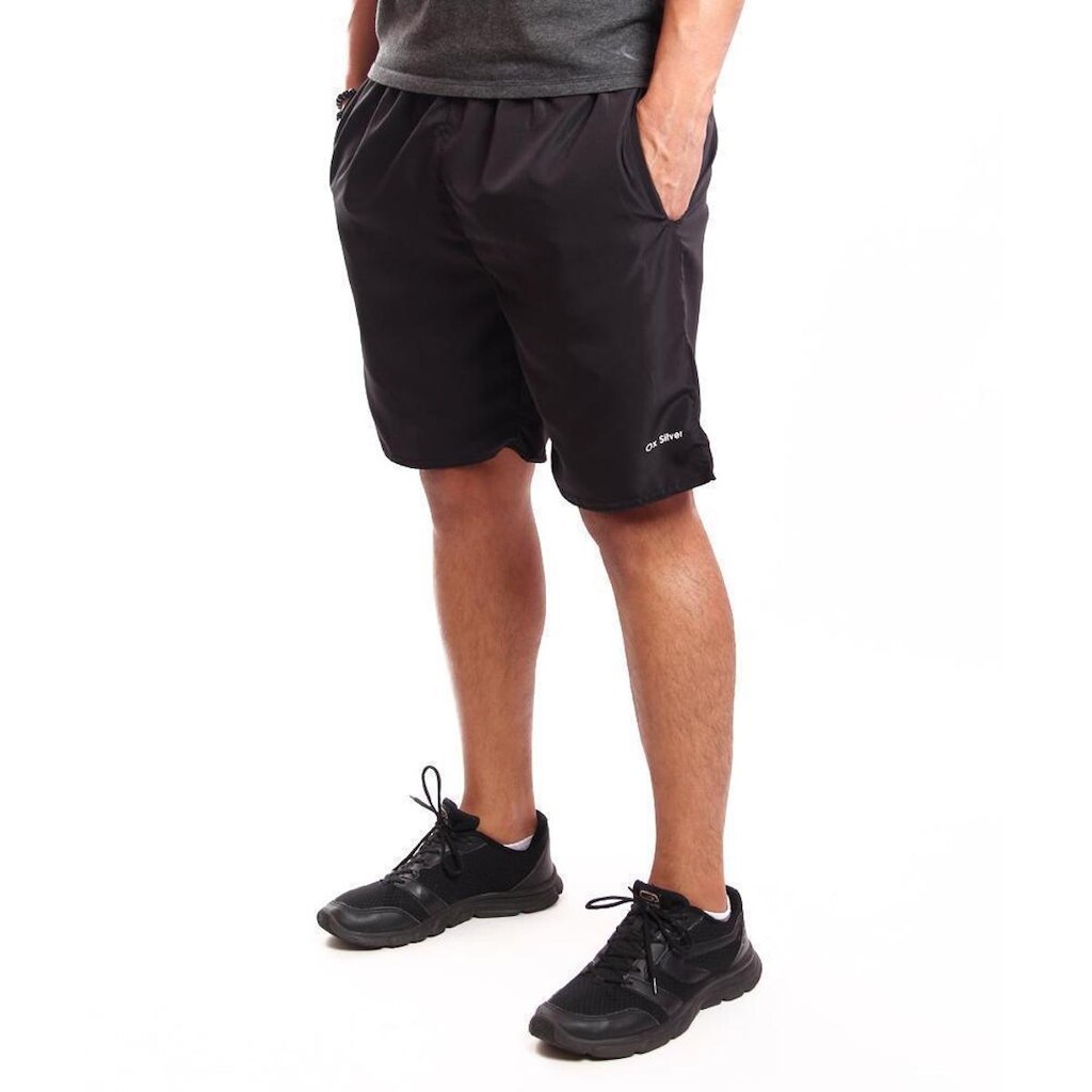 Shorts Curto Tactel Com Bolsos Tecido Leve