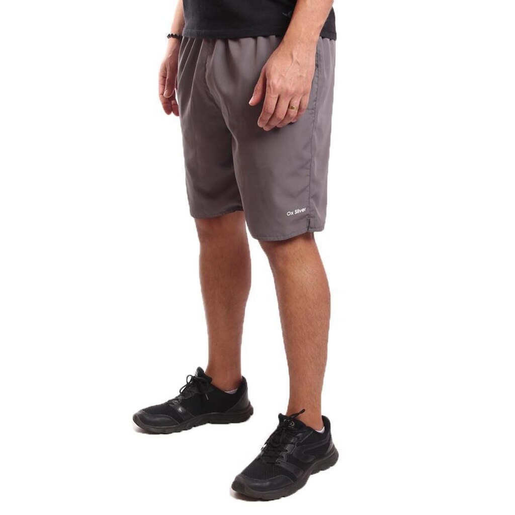 Shorts Curto Tactel Com Bolsos Tecido Leve