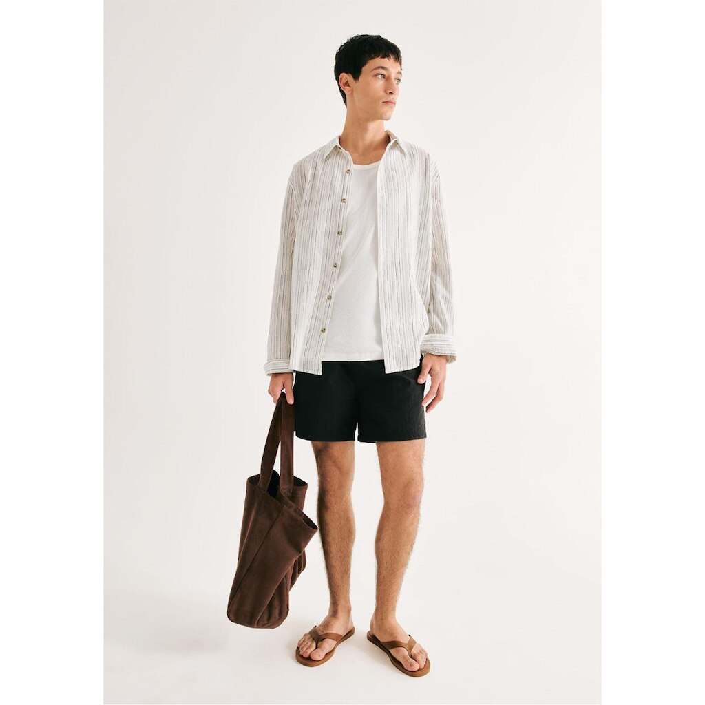 Shorts De Banho Masculino Texturizado