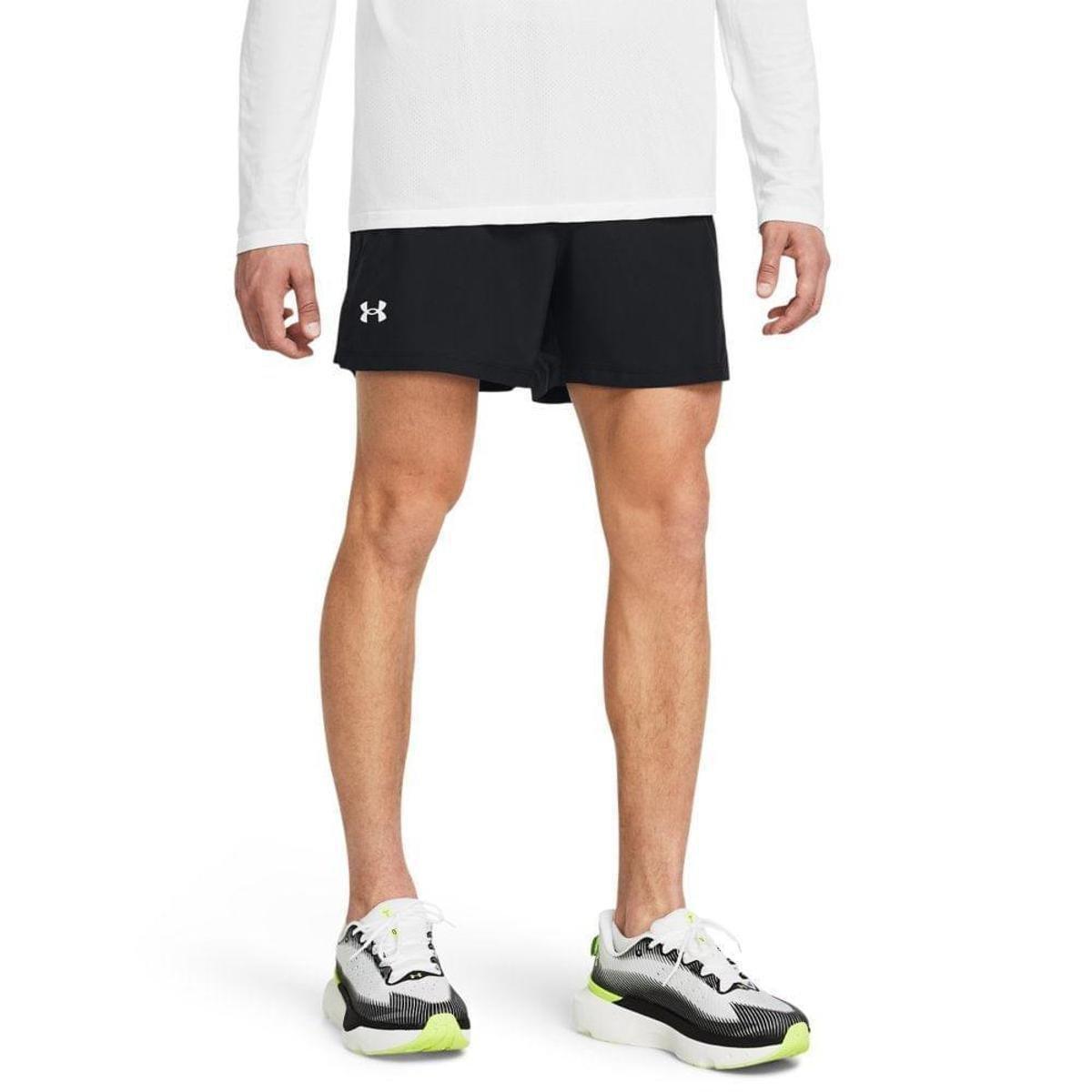 Shorts de Corrida Masculino Under Armour Launch 5 2GG Preto