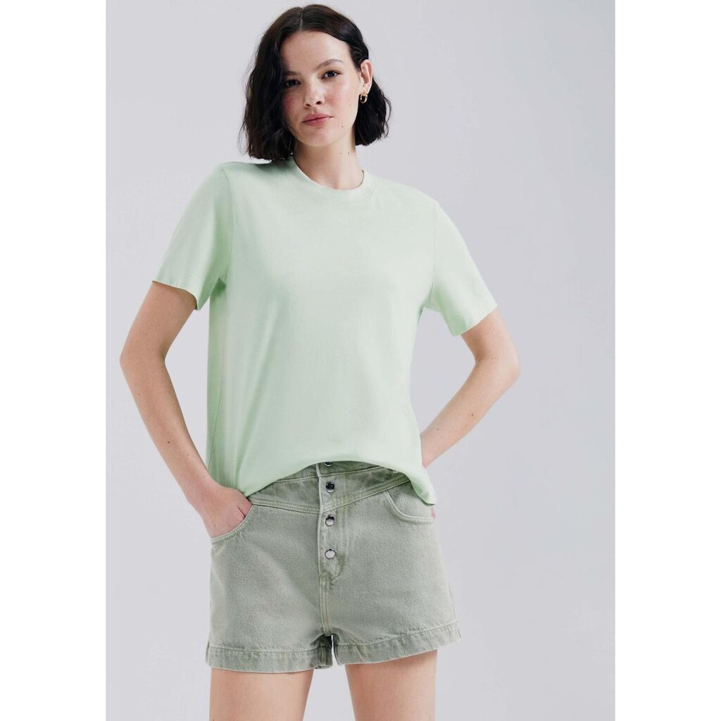 Shorts De Sarja Feminino Estonado Hering