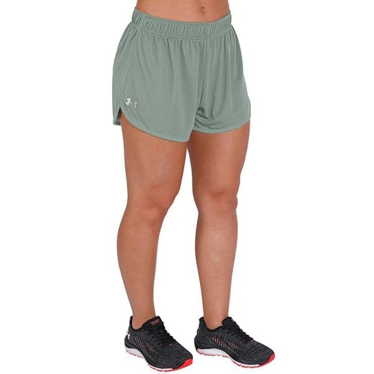 Shorts de Treino Feminino Under Armour Tech Mesh - Preto Menor preço em Shorts de Treino Feminino Under Armour Tech Mesh - Preto