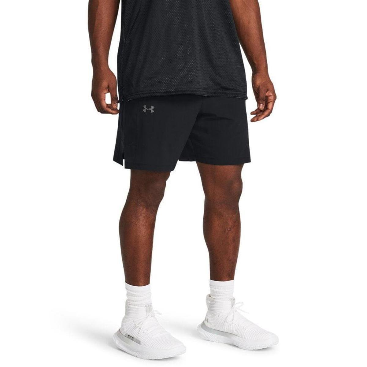 Shorts de Treino Masculino Under Armour Baseline Woven Menor preço em Shorts de Treino Masculino Under Armour Baseline Woven