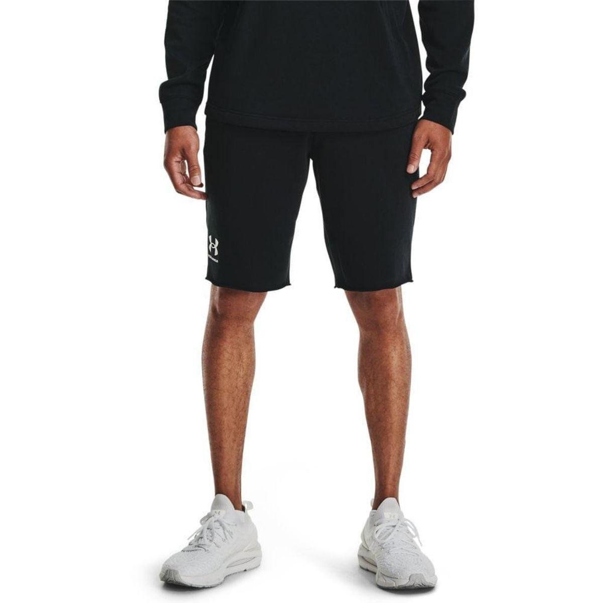 Shorts de Treino Masculino Under Armour Rival Terry Menor preço em Shorts de Treino Masculino Under Armour Rival Terry