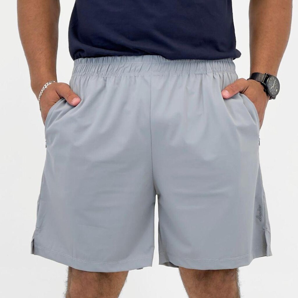 Shorts Dixie em Tecido Tech com Bolsos Masculino