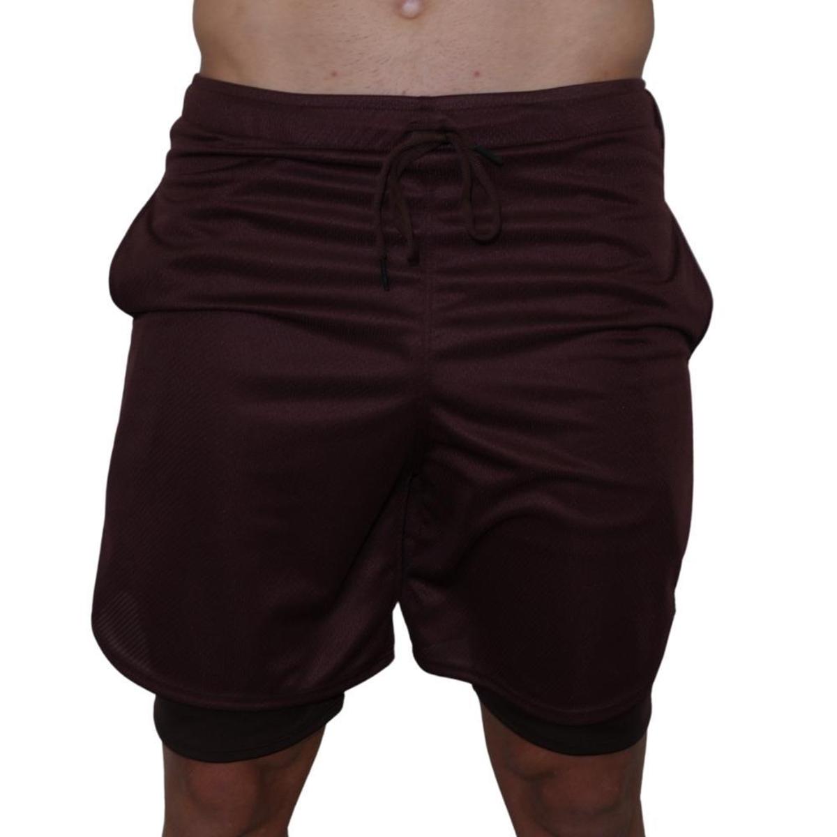 Shorts Duplo 2 Em 1 Para Corrida United - preto - xgg Menor preço em Shorts Duplo 2 Em 1 Para Corrida United - preto - xgg