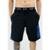 Shorts Elástico Alkary Cargo  e Azul - Preto