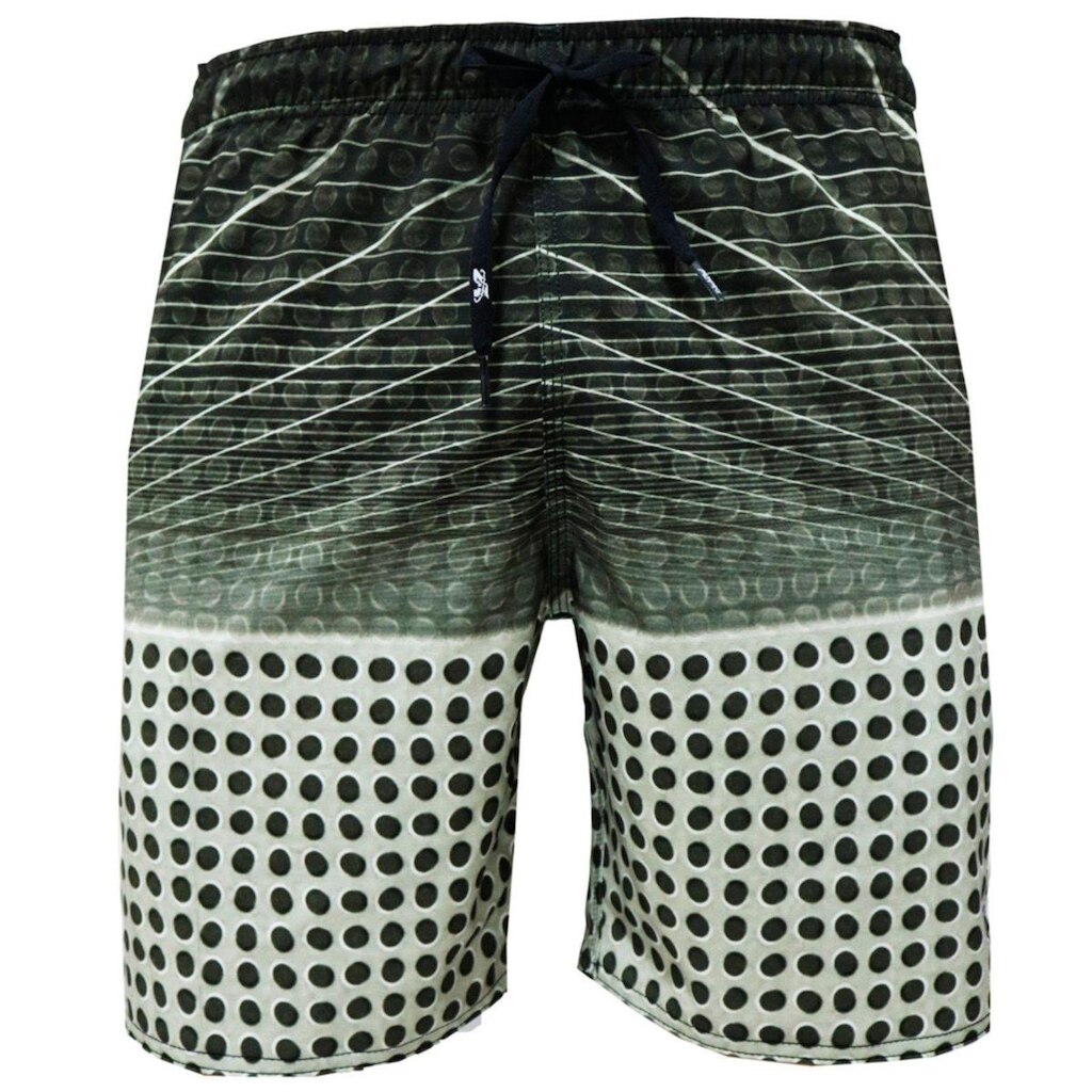 Shorts Elástico Alkary Ilusão Cinza.