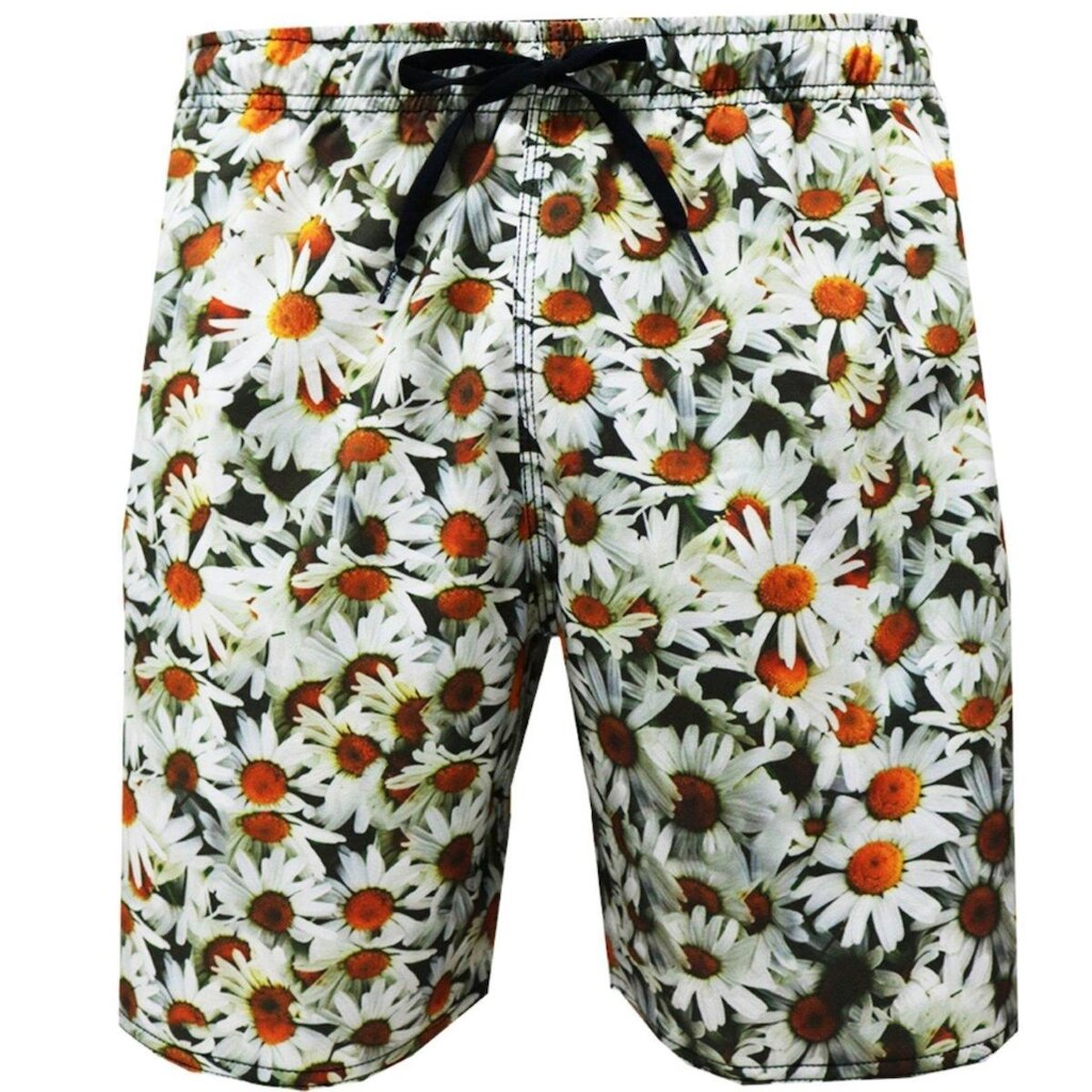 Shorts Elástico Alkary Margarida Branca.