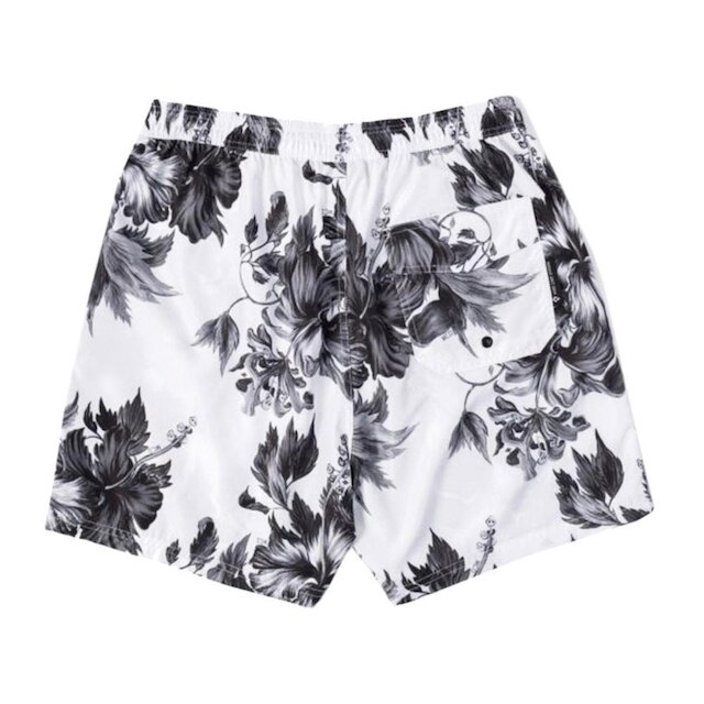 Shorts Elástico MCD Utility Hibiscus Branco