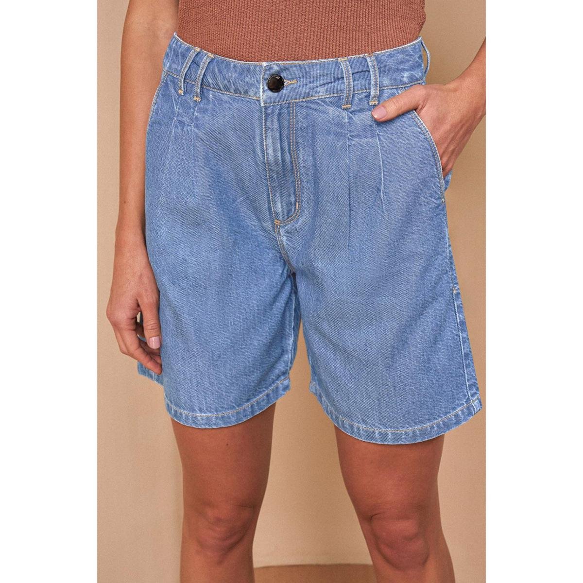 SHORTS FEM MIDDLE LADO AVESSO L129195