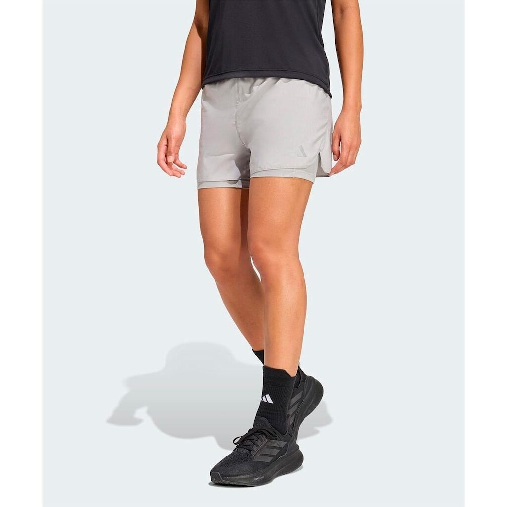 Shorts Feminino Adidas adi365 Running Essentials 2 em 1