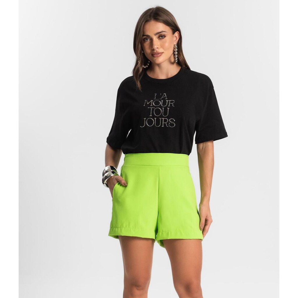 Shorts Feminino Com Bolso Endless Verde