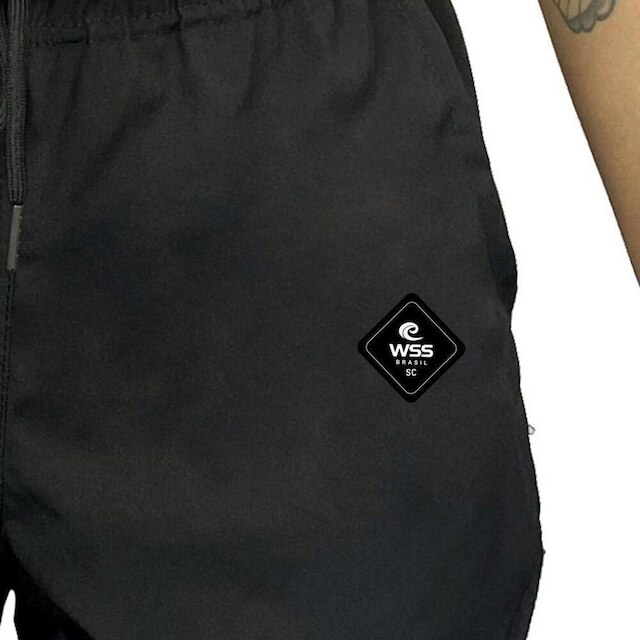 Shorts Feminino Elastano Premium Preto WSS Diamond