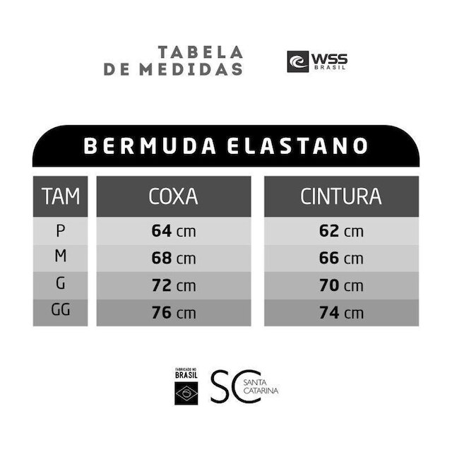 Shorts Feminino Elastano Premium Preto WSS Diamond