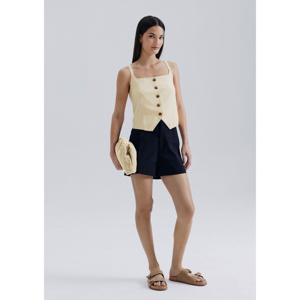 Shorts Feminino Em Alfaiataria Hering
