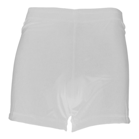 Shorts Feminino em Poliéster Luxo Liso - Branco Menor preço em Shorts Feminino em Poliéster Luxo Liso - Branco
