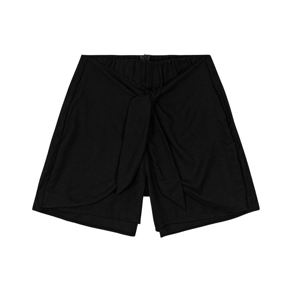 Shorts Feminino Faixa Dupla Viscose Endless Preto