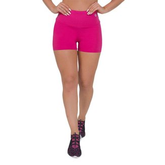 Shorts Feminino Fitness Liso Rosa