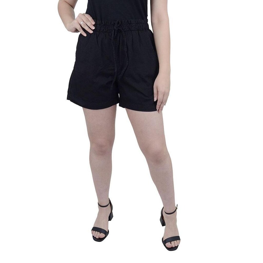 Shorts Feminino Recuzza Sarja Preto - 10727