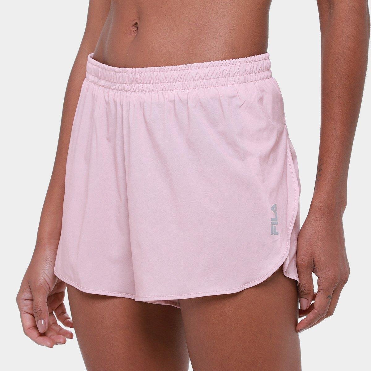 Shorts Fila Double Run II Feminino Menor preço em Shorts Fila Double Run II Feminino