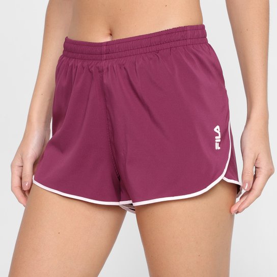 Shorts Fila Double Run II Feminino - Vinho+Rosa é ruim? Shorts Fila Double Run II Feminino - Vinho+Rosa é boa?