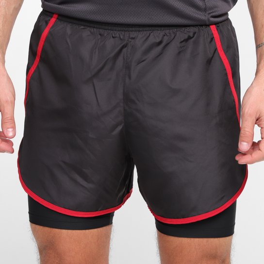 Shorts Gonew Reflect Run Masculino - Preto+Vermelho é ruim? Shorts Gonew Reflect Run Masculino - Preto+Vermelho é boa?