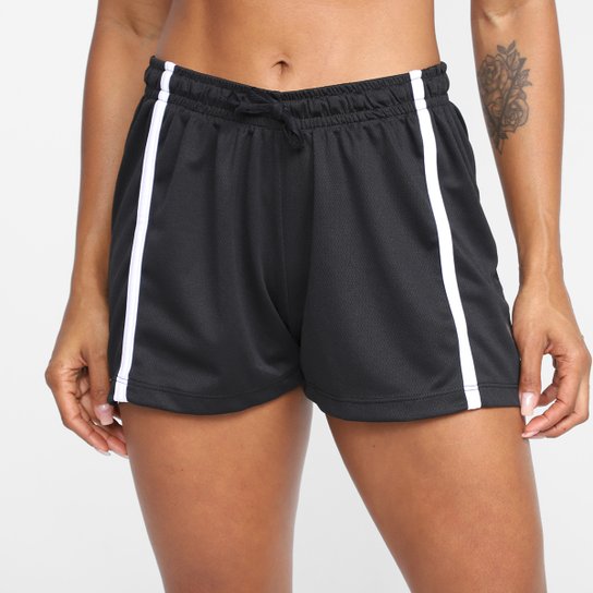 Shorts Gonew Vibes Feminino - Preto Menor preço em Shorts Gonew Vibes Feminino - Preto