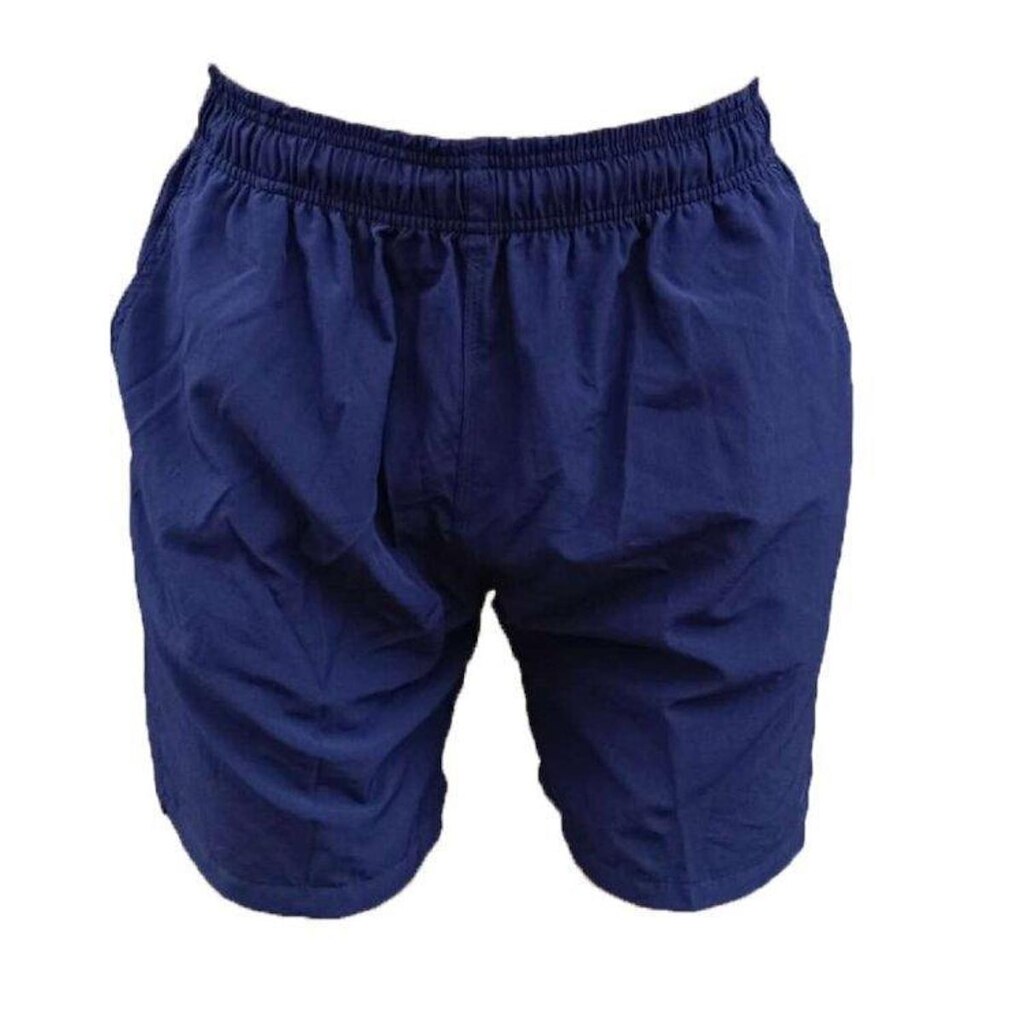 Shorts Hot Buttered Liso Long V - Azul - GG