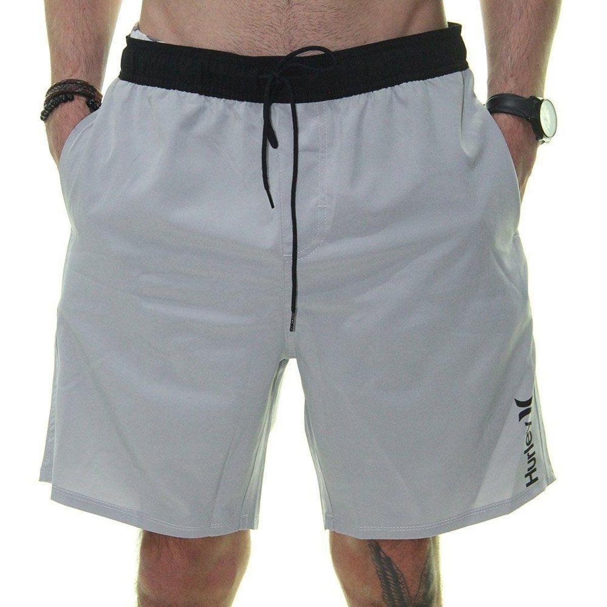 Shorts Hurley Volley Riviera Masculino Cinza Netshoes