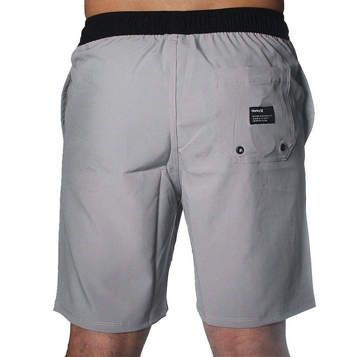Shorts Hurley Volley Riviera Masculino Cinza Netshoes