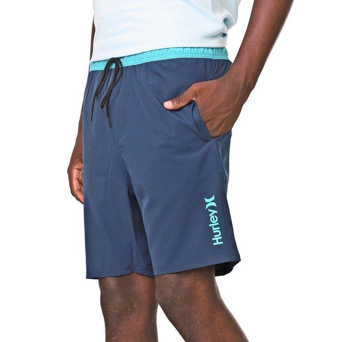 Shorts Hurley Volley Riviera Masculino Marinho Netshoes