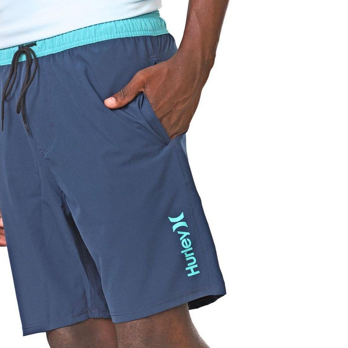 Shorts Hurley Volley Riviera Masculino Marinho Netshoes
