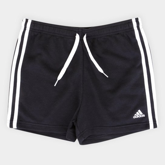 Shorts Infantil Adidas Essencials Feminino - Preto+Branco é ruim? Shorts Infantil Adidas Essencials Feminino - Preto+Branco é boa?